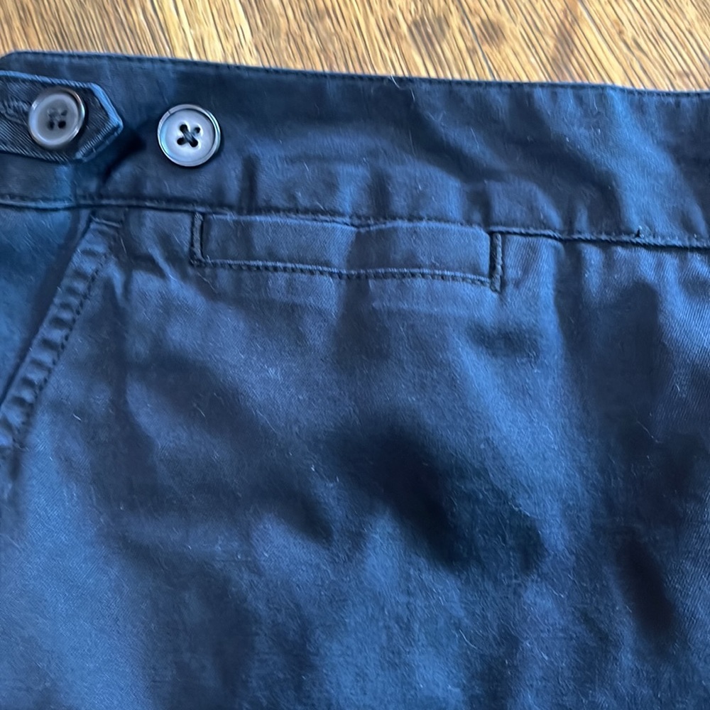 Lands End Dark Navy Crops Size 18 - Picture 4 of 7
